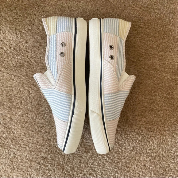 Sperry Top-Sider Pastel Striped Textile Casual Loafers Shoes - Picture 10 of 17